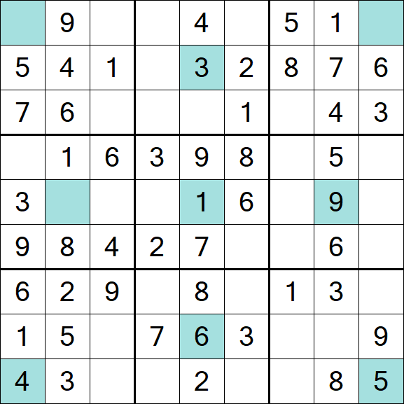 Girandola Sudoku - Fácil
