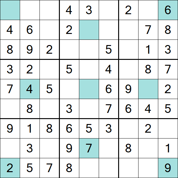 Girandola Sudoku - Easy