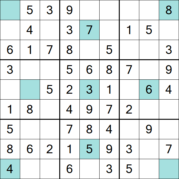 Girandola Sudoku - Fácil