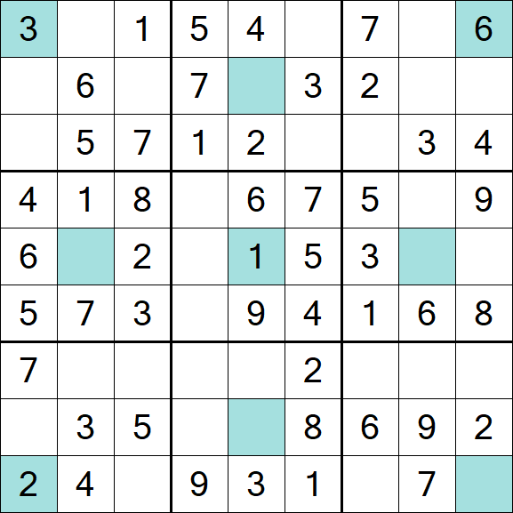 Girandola Sudoku - Fácil