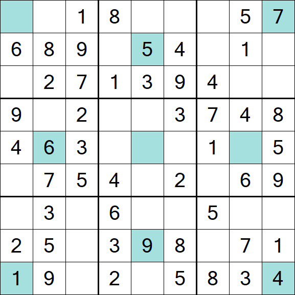 Girandola Sudoku - Fácil