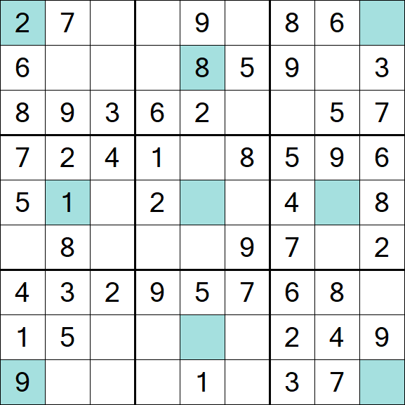 Girandola Sudoku - Fácil