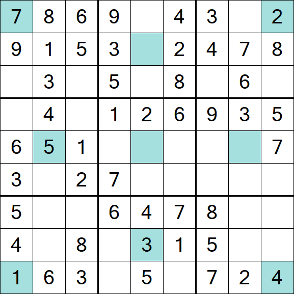Girandola Sudoku - Fácil