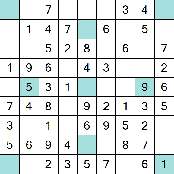 Girandola Sudoku - Fácil