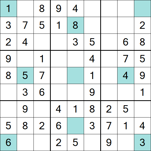 Girandola Sudoku - Easy