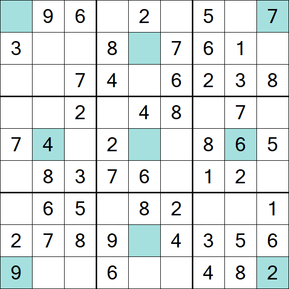 Girandola Sudoku - Fácil