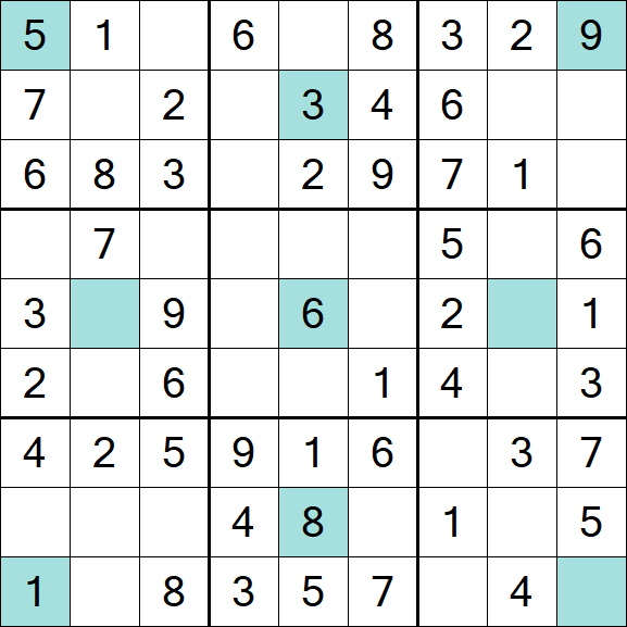 Girandola Sudoku - Fácil