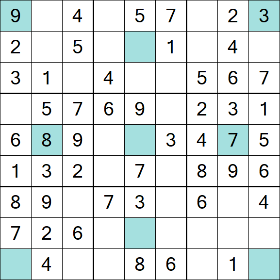 Girandola Sudoku - Fácil