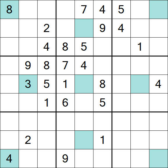 Asterisk Sudoku - Hard 