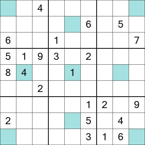 Girandola Sudoku - Difícil