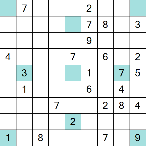 Girandola Sudoku - Schwierig