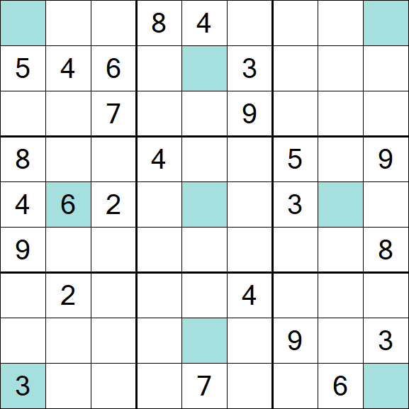 Girandola Sudoku - Schwierig