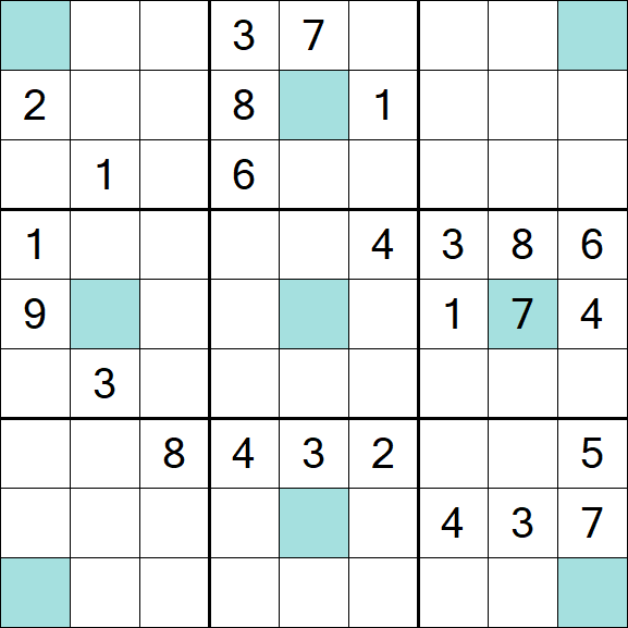 Girandola Sudoku - Schwierig