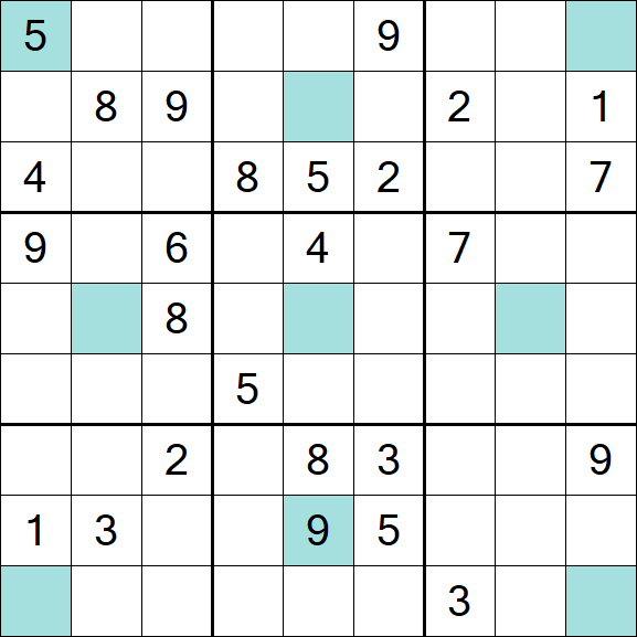 Girandola Sudoku - Schwierig