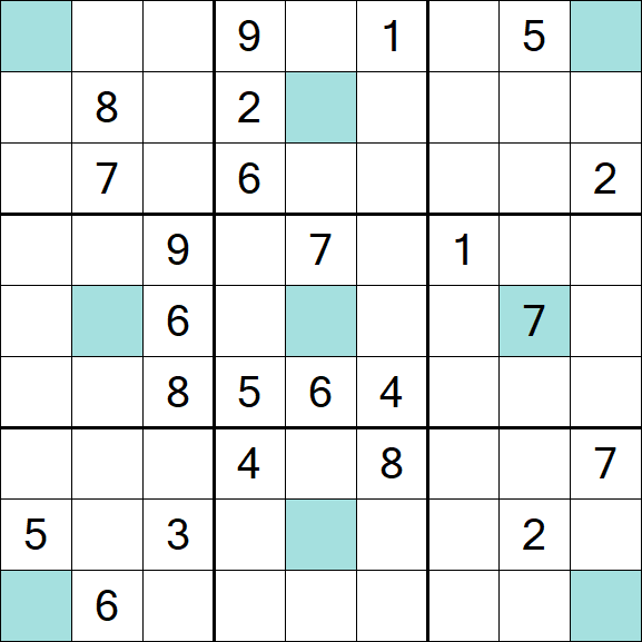 Girandola Sudoku - Schwierig