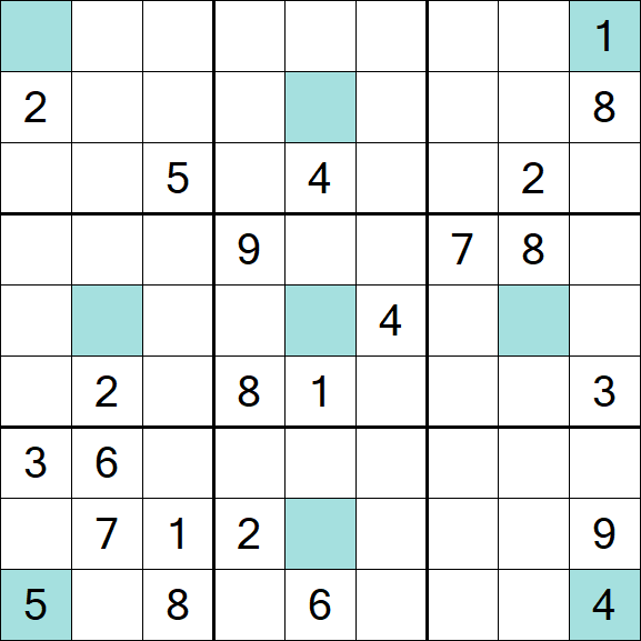 Girandola Sudoku - Difficile