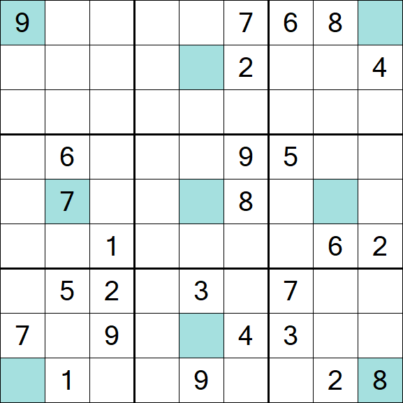 Girandola Sudoku - Difficile