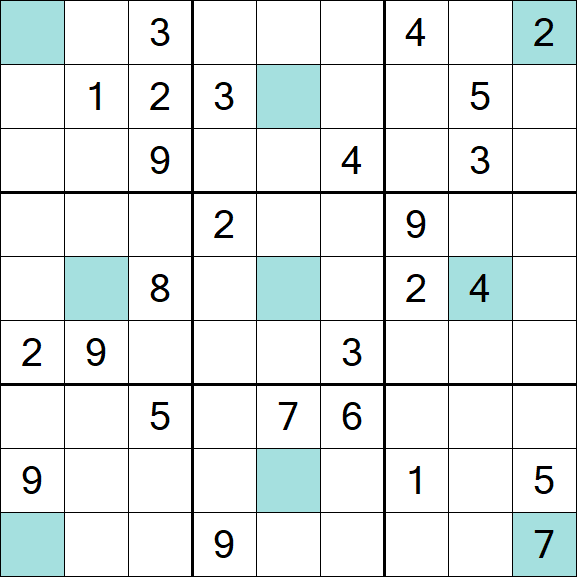 Girandola Sudoku - Difficile