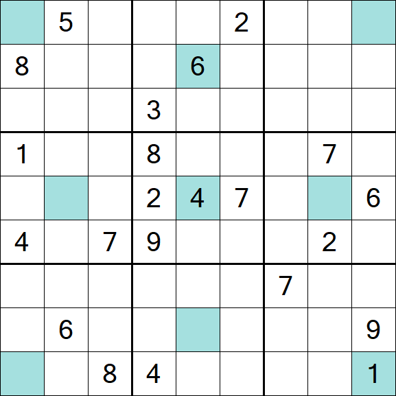 Girandola Sudoku - Difficile