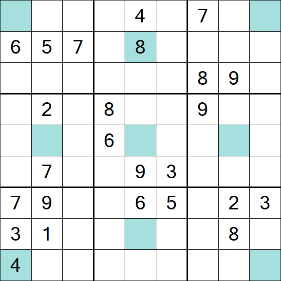 Girandola Sudoku - Difficile