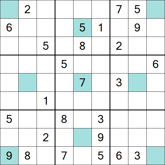 Girandola Sudoku - Difficile
