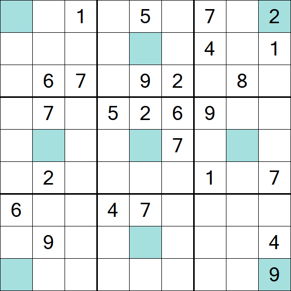Girandola Sudoku - Difficile