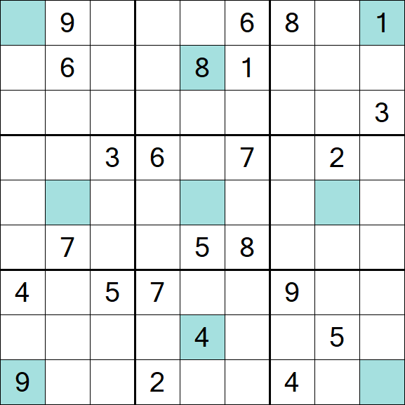 Girandola Sudoku - Difficile