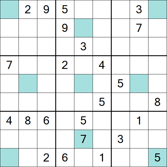 Girandola Sudoku - Schwierig
