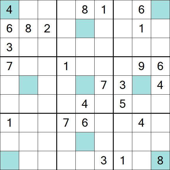 Girandola Sudoku - Schwierig