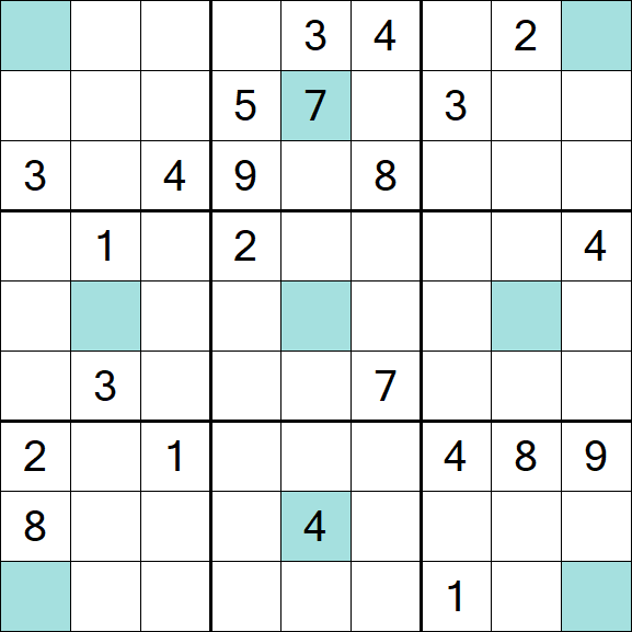 Girandola Sudoku - Difícil