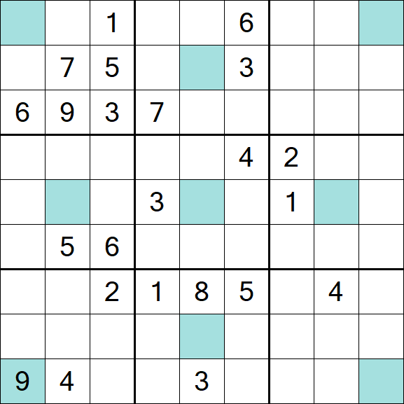 Girandola Sudoku - Difícil