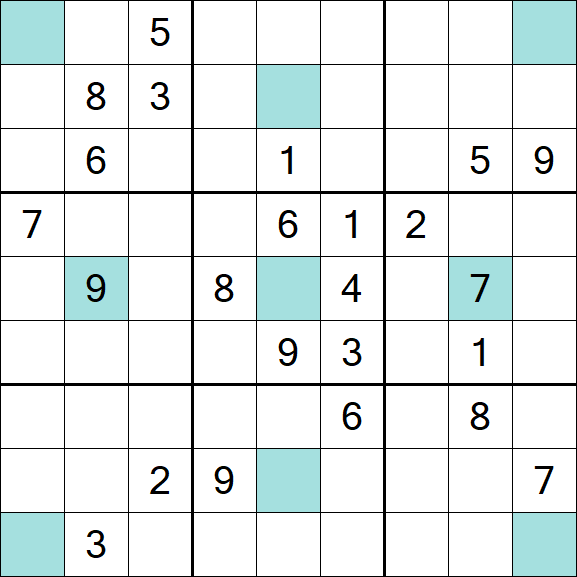 Girandola Sudoku - Difficile
