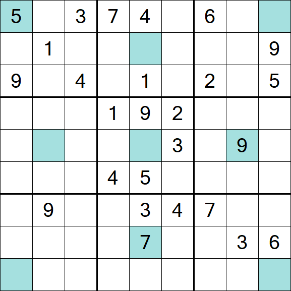 Girandola Sudoku - Difficile
