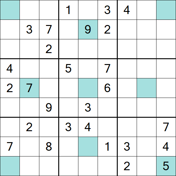 Girandola Sudoku - Difficile
