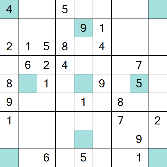Girandola Sudoku - Difficile