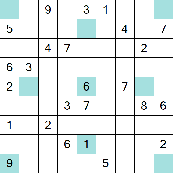 Girandola Sudoku - Difficile