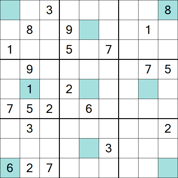 Girandola Sudoku - Difficile
