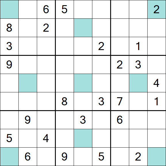 Girandola Sudoku - Schwierig