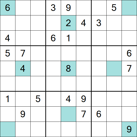 Girandola Sudoku - Difícil