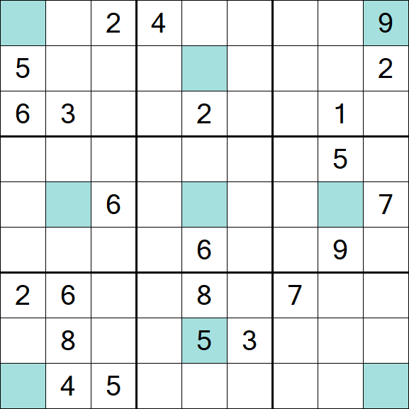 Girandola Sudoku - Difícil
