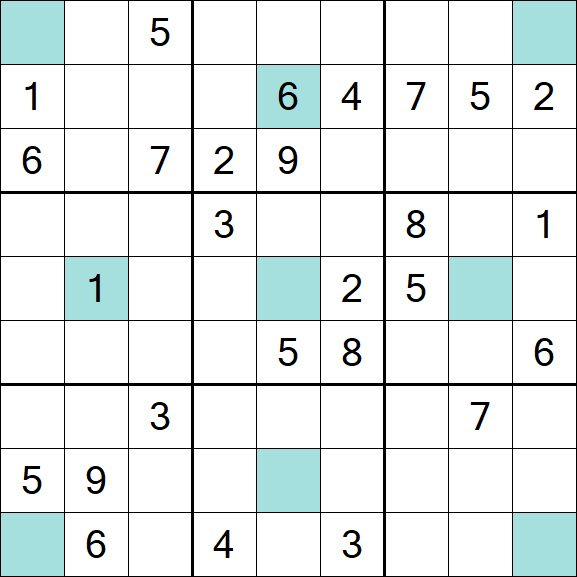 Girandola Sudoku - Difficile