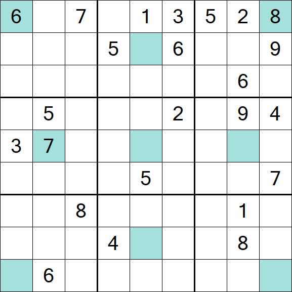 Girandola Sudoku - Difícil