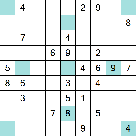 Girandola Sudoku - Difícil
