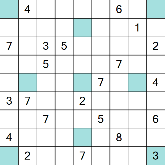 Girandola Sudoku - Difficile