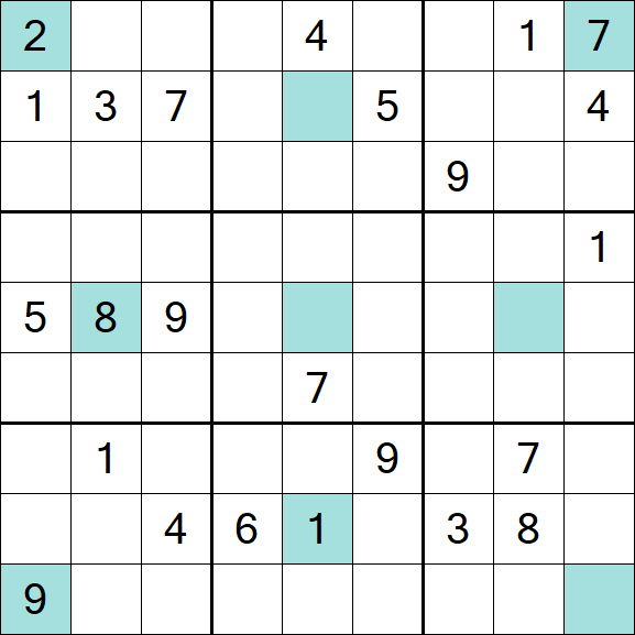 Girandola Sudoku - Difícil