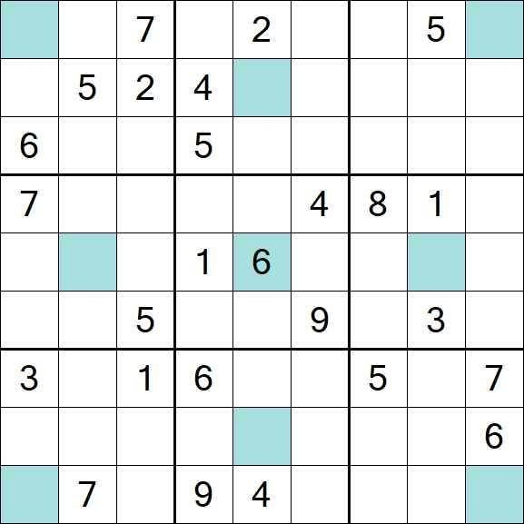 Girandola Sudoku - Difícil