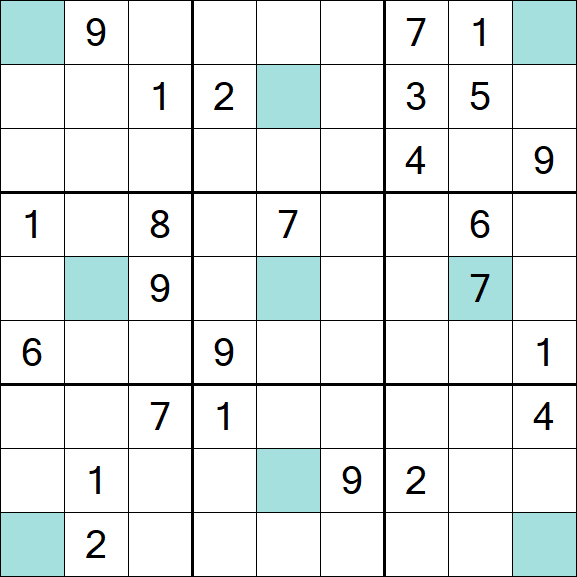 Girandola Sudoku - Difícil