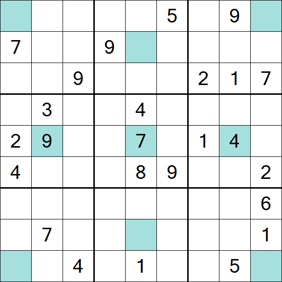 Girandola Sudoku - Difficile