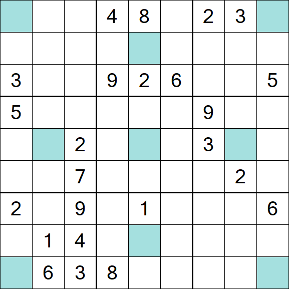 Girandola Sudoku - Schwierig