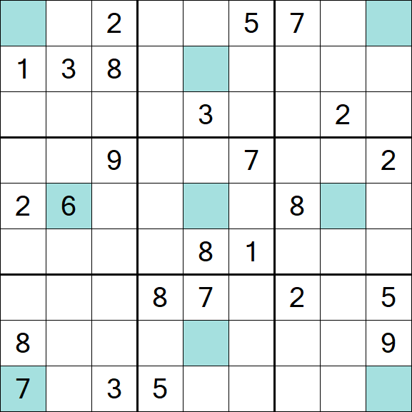 Girandola Sudoku - Difficile